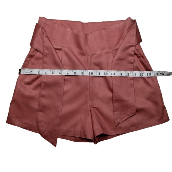 Dynamite Twill Short with Soft Belt in Old Rose, Size Small - Picture 5 of 9
